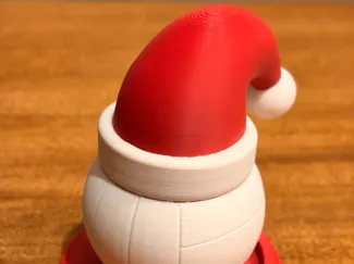 Customizable Xmas Volleyball Trophy/Gadget