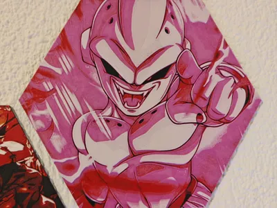 Hueforge Majin Boo (Dragon Ball Z) honeycomb mode