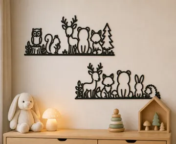 Marco decorativo: Little forest friends frames — vista de referencia 3