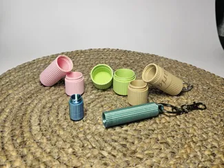 Estuche llavero roscado para pintalabios