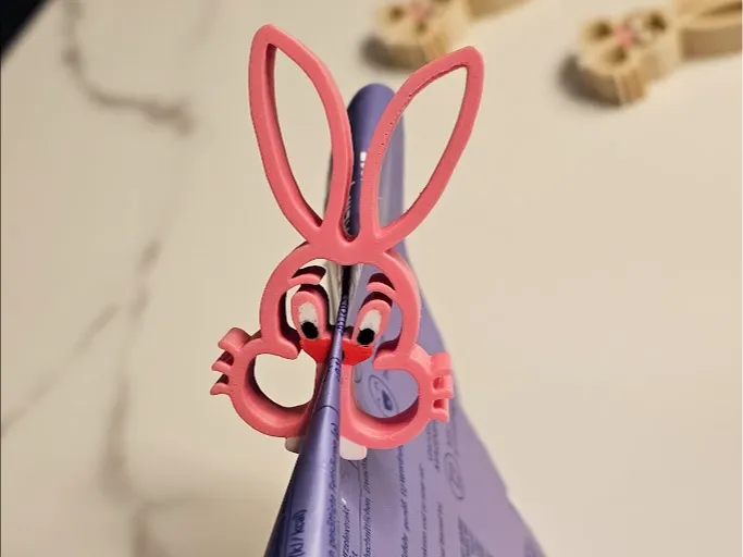 Easter rabbit clamp - for food bags / package
