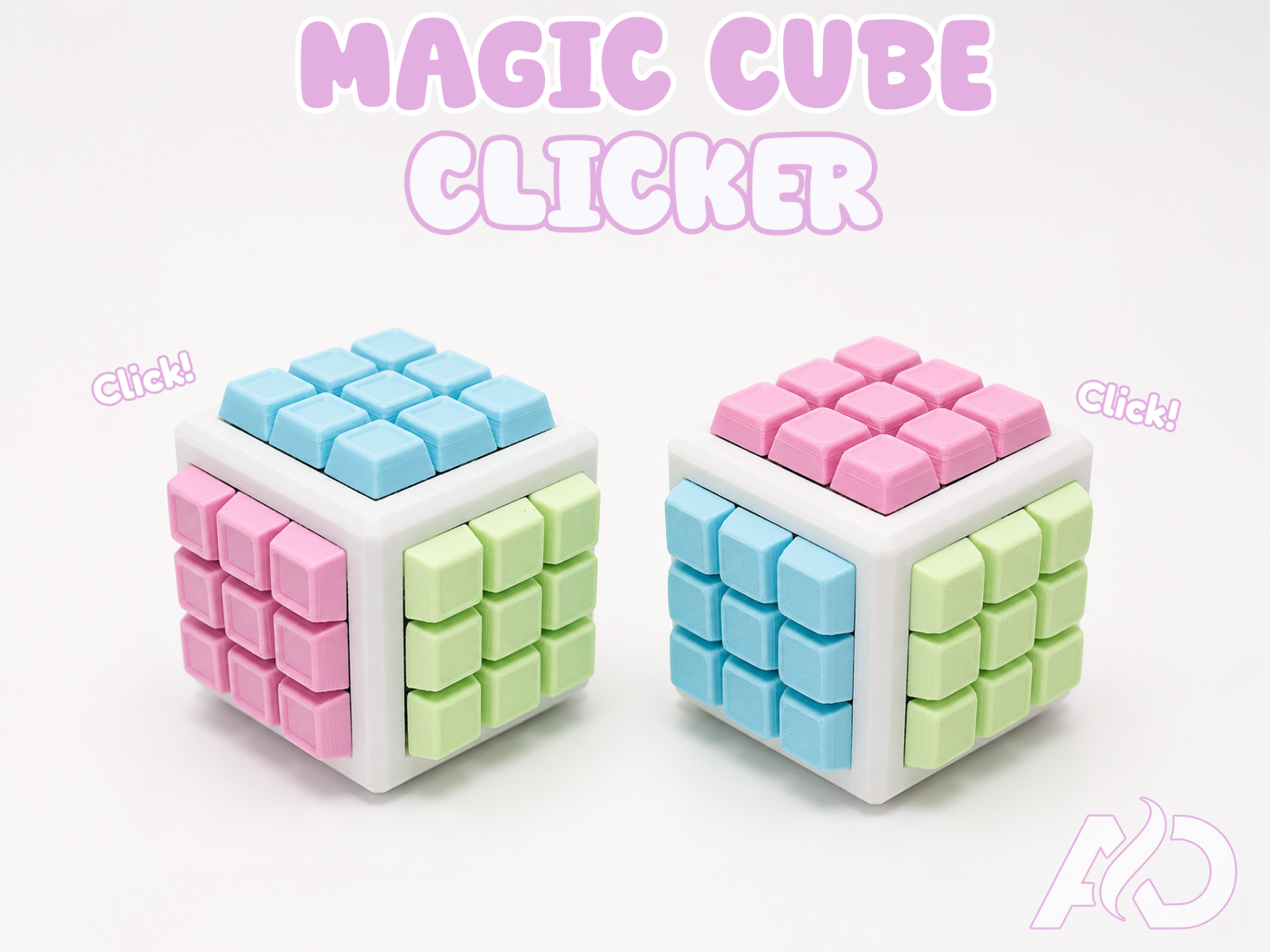 MAGIC CUBE CLICKER 3D model