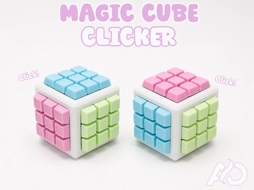 Objeto manipulable: MAGIC CUBE CLICKER. Referencia del modelo original.