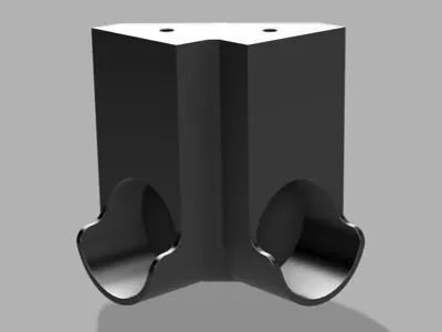 Clothes Bar Undershelf Mount