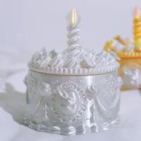 【单色】发光蜡烛蛋糕盒