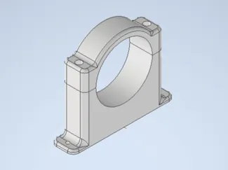 HT 50 Rohr-Wandhalterung Rohrschelle Pipe Clamp