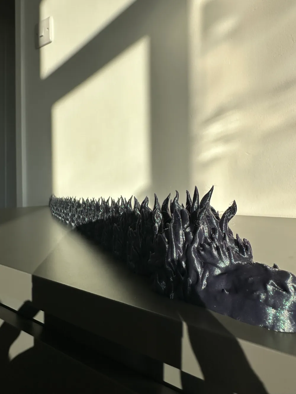 Large articulated fire themed dragon - Free 3D Print Model - MakerWorld