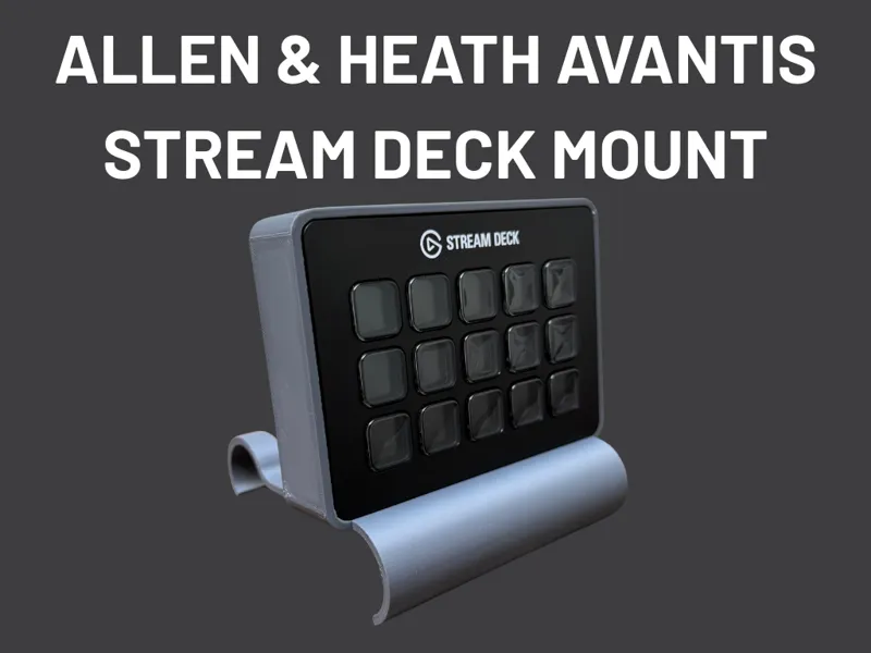 Allen & Heath Avantis Stream Deck Mount