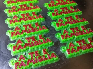 A Te e Famiglia  Key Chain  To you and your family