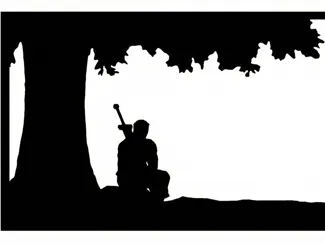 Guts Berserk Silhouette table decoration