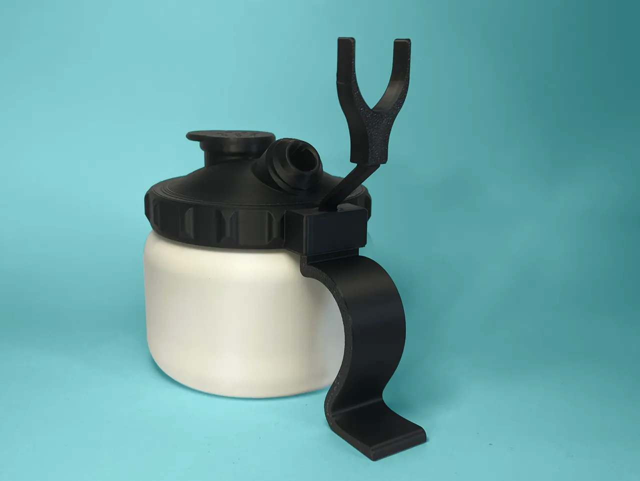 Airbrush Cleaning Pot + Stand view 3