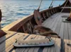 Viking long boat comb