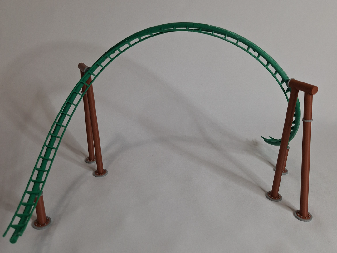 Vekoma Corkscrew roller coaster model