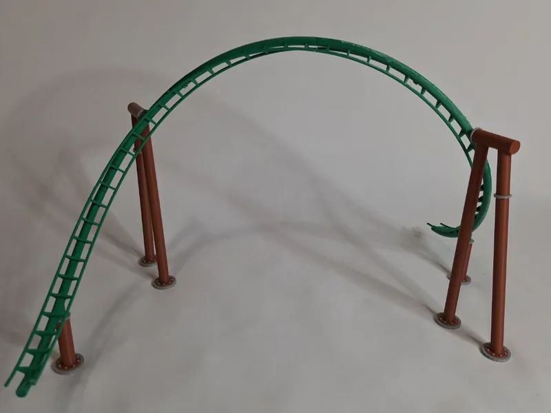 Vekoma Corkscrew roller coaster model