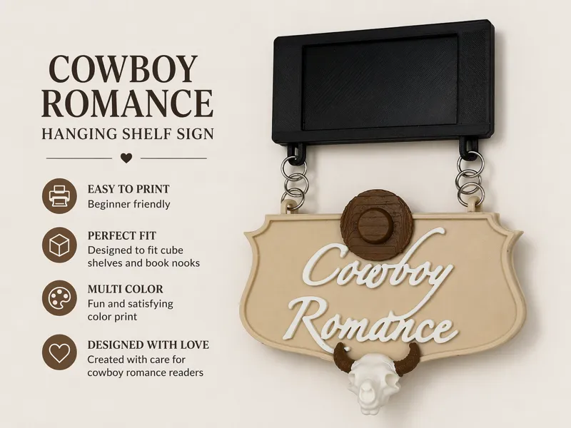 Bring a little cowboy romance to your bookshelf! 