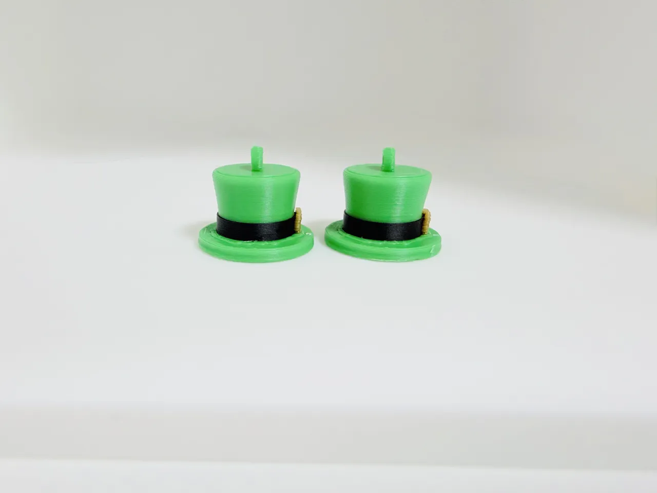 St. Patrick's Leprechaun Hat Dangle Earrings view 4