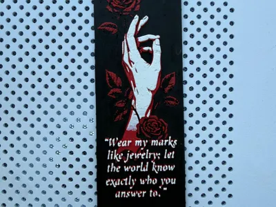 Dark Romance Aesthetic - HueForge Bookmark