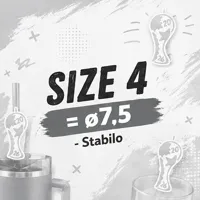 Größe 4=ø7,5mm Stabilo -- 0.16mm layer, 2 walls, 15% infill