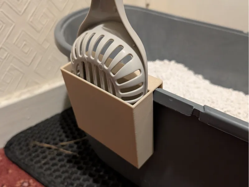 Cat Litter Tray Scoop Holder