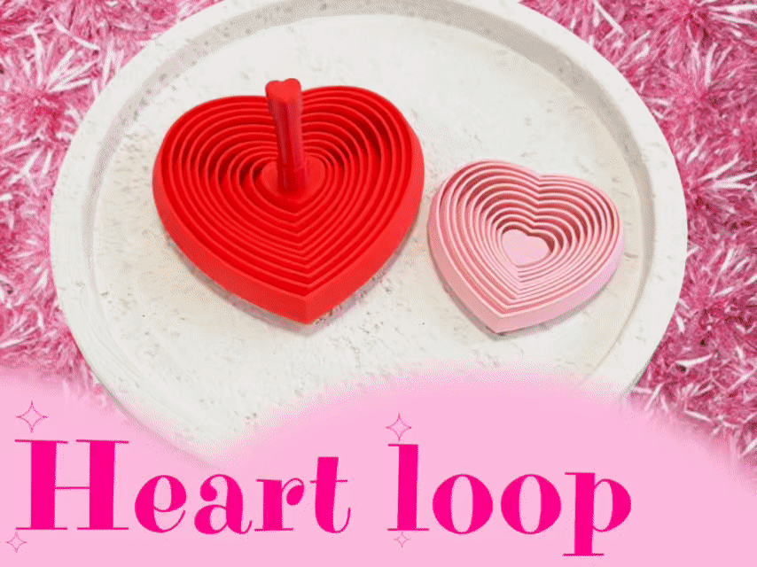 Miniatura 2 do modelo 3D Infinity Heart Fidget
