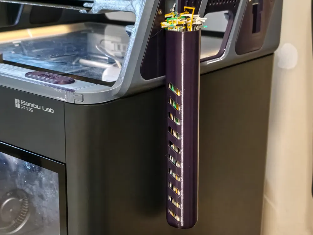 Purge Line Storage Slot BLV-AMS Riser Add-on - Free 3D Print Model ...
