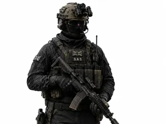sas force soldier figurine