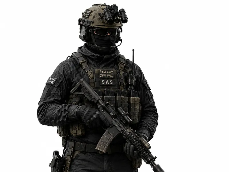sas force soldier figurine