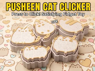 Pusheen Cat Fidget Clickers (5 Designs)
