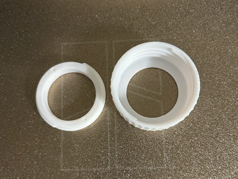 See-through Cap for 40mm bottle container