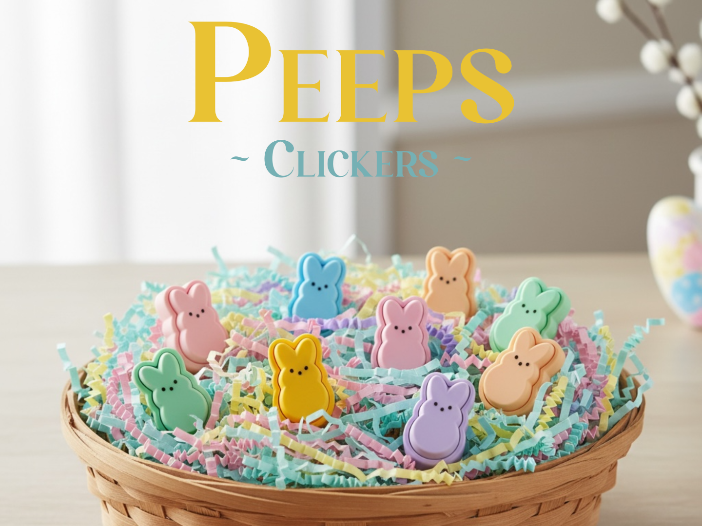 Peeps Bunny Clicker Fidget v2