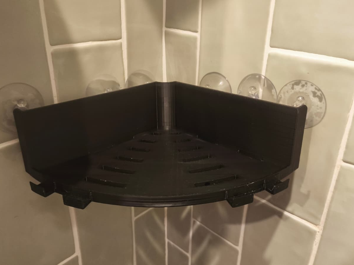 Adaptive Bathroom Corner Organizer
