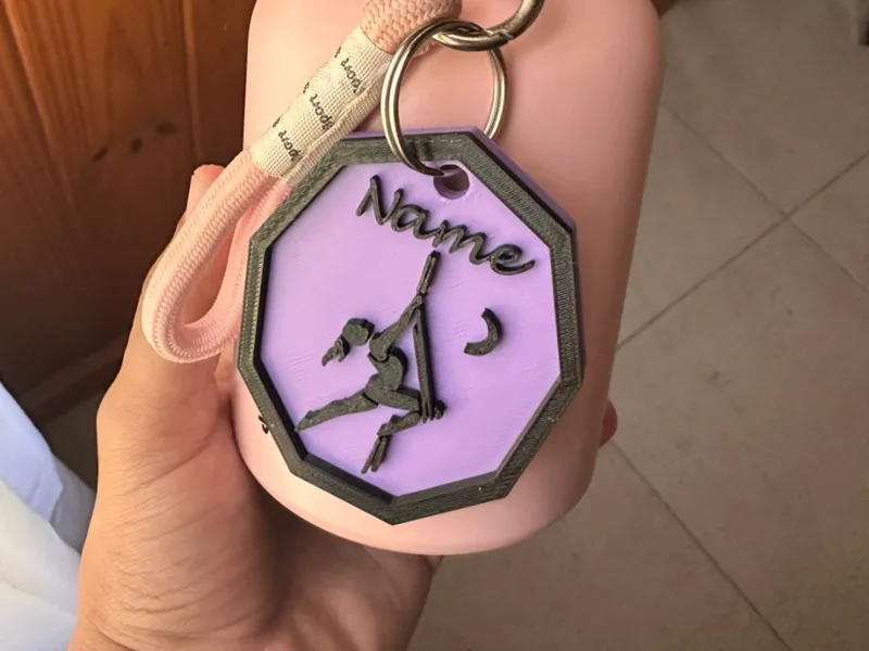 Llavero de acrobacia aerea / Aerial stunt keychain