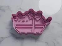Emporte-pièce Pusheen avec nœud cadeau — photo 2