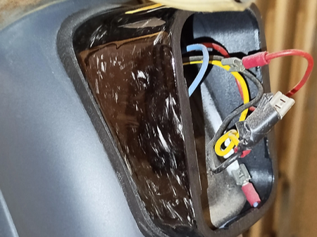 Simson Vogelserie Rücklicht