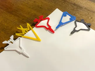 Jet Fighter Paper Clips