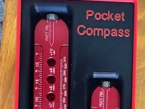 Woodpeckers Pocket Compass Gridfinity Storage