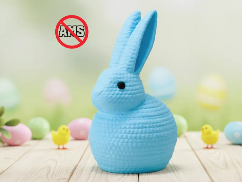 Textured Rabbit - Bunny Decor 