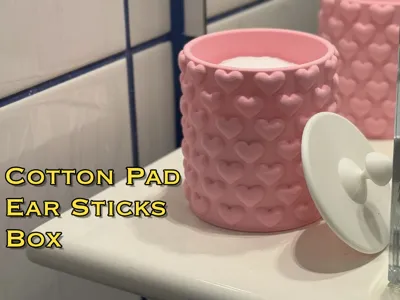 Cotton Pad and Ear Sticks Box