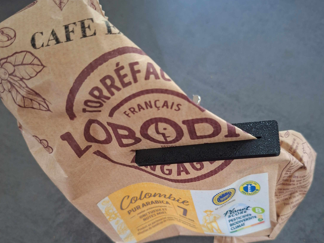 FoldLock - Parametric Sliding Bag Clip