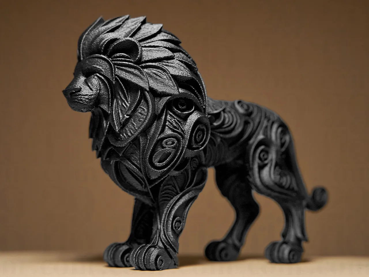 Designer LION Sculpture view 2
