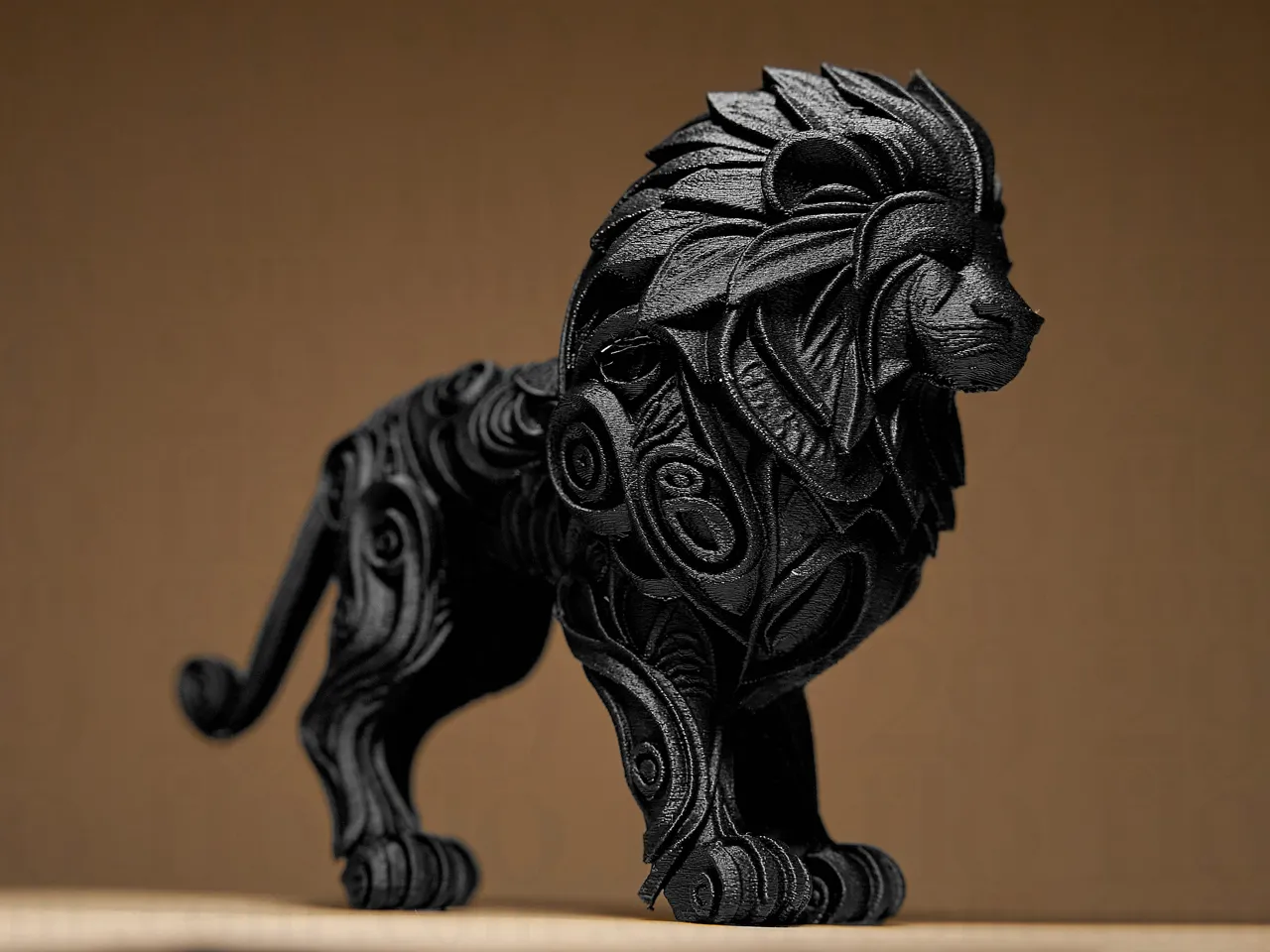 Designer LION Sculpture view 4