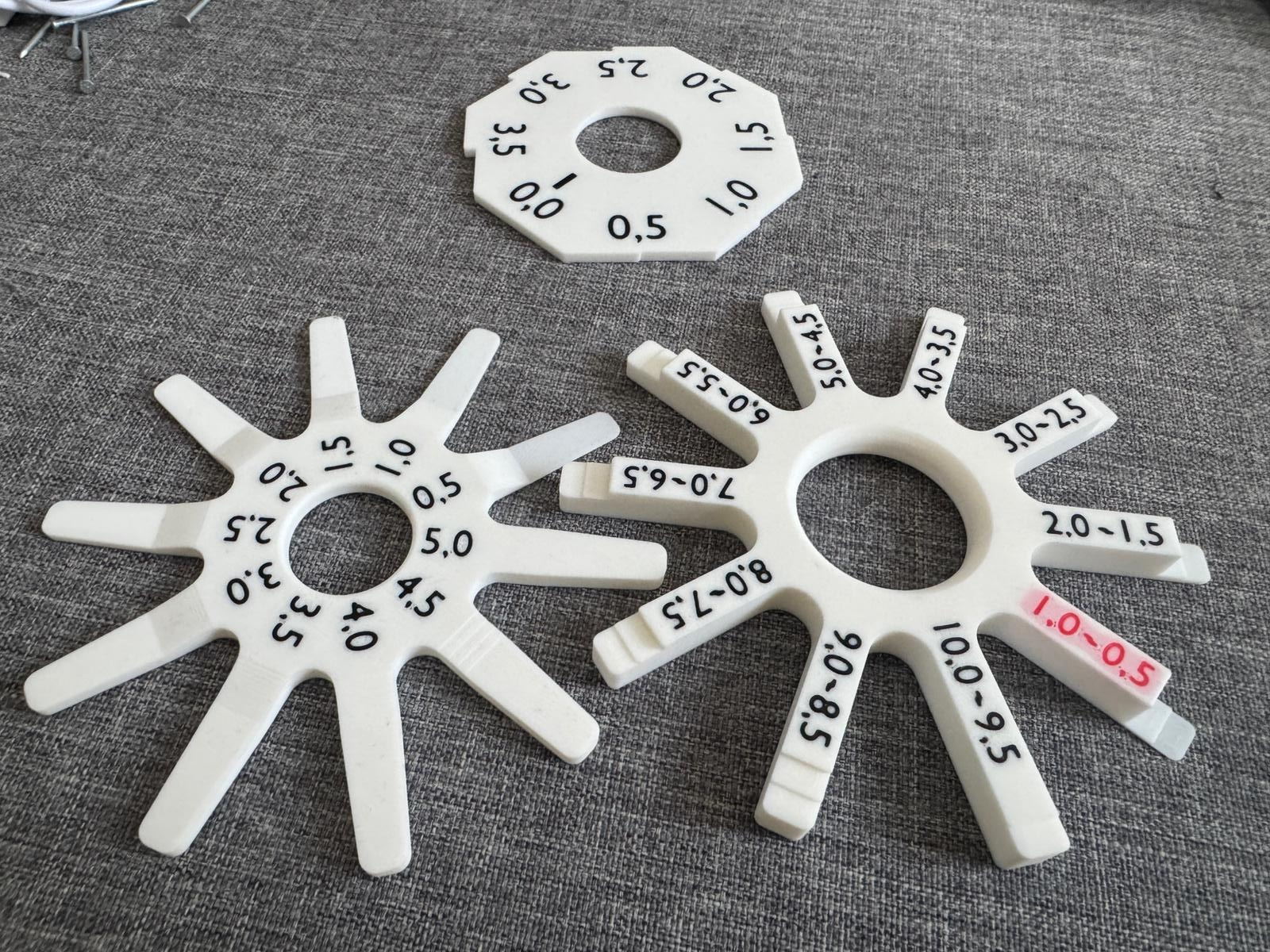 Fugenstern / Fühlerlehre - 5mm und 10mm 