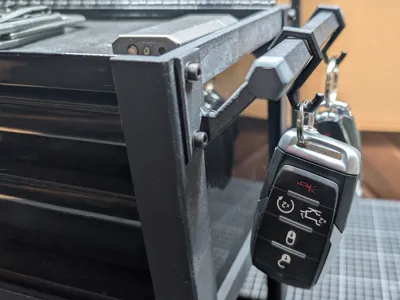 Mini Toolbox Tool Cart - Key Hook