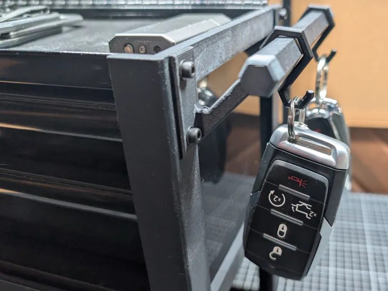 Mini Toolbox Tool Cart - Key Hook