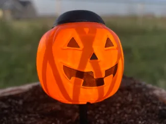 Solar Pumpkin Lantern