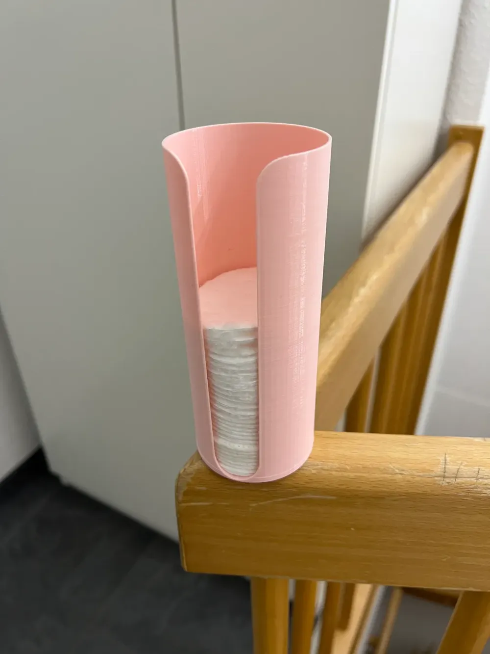Wattepad Halter cotton pad holder - Free 3D Print Model