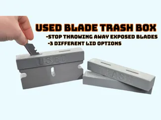 Used Blade Trash Box