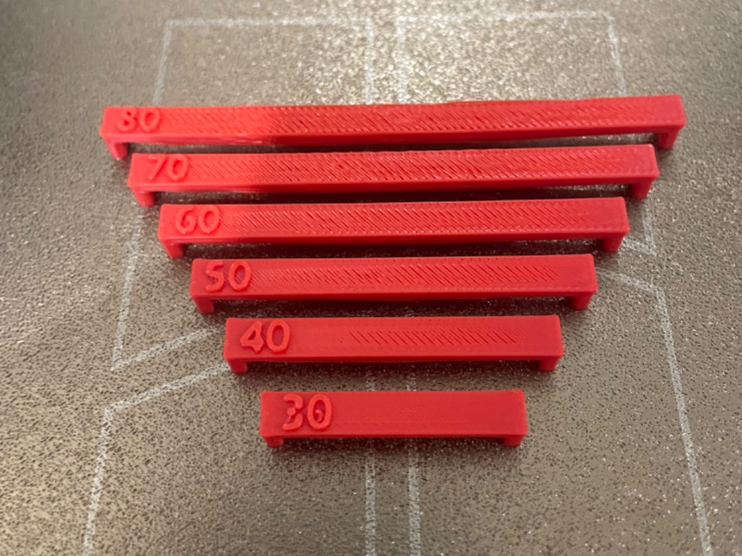 Bridging Test (30mm - 80mm)