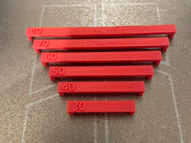 Bridging Test (30mm - 80mm)