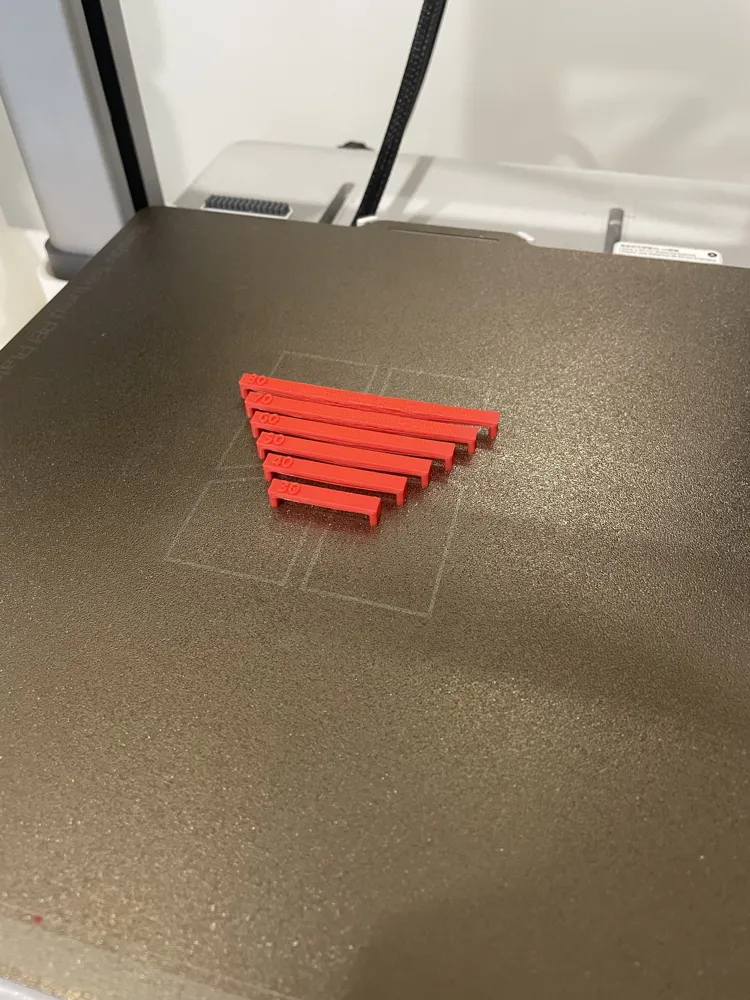 Bridging Test (30mm - 80mm) - Free 3D Print Model - MakerWorld